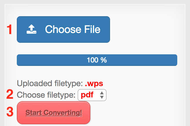 How to convert WPS files online to PDF